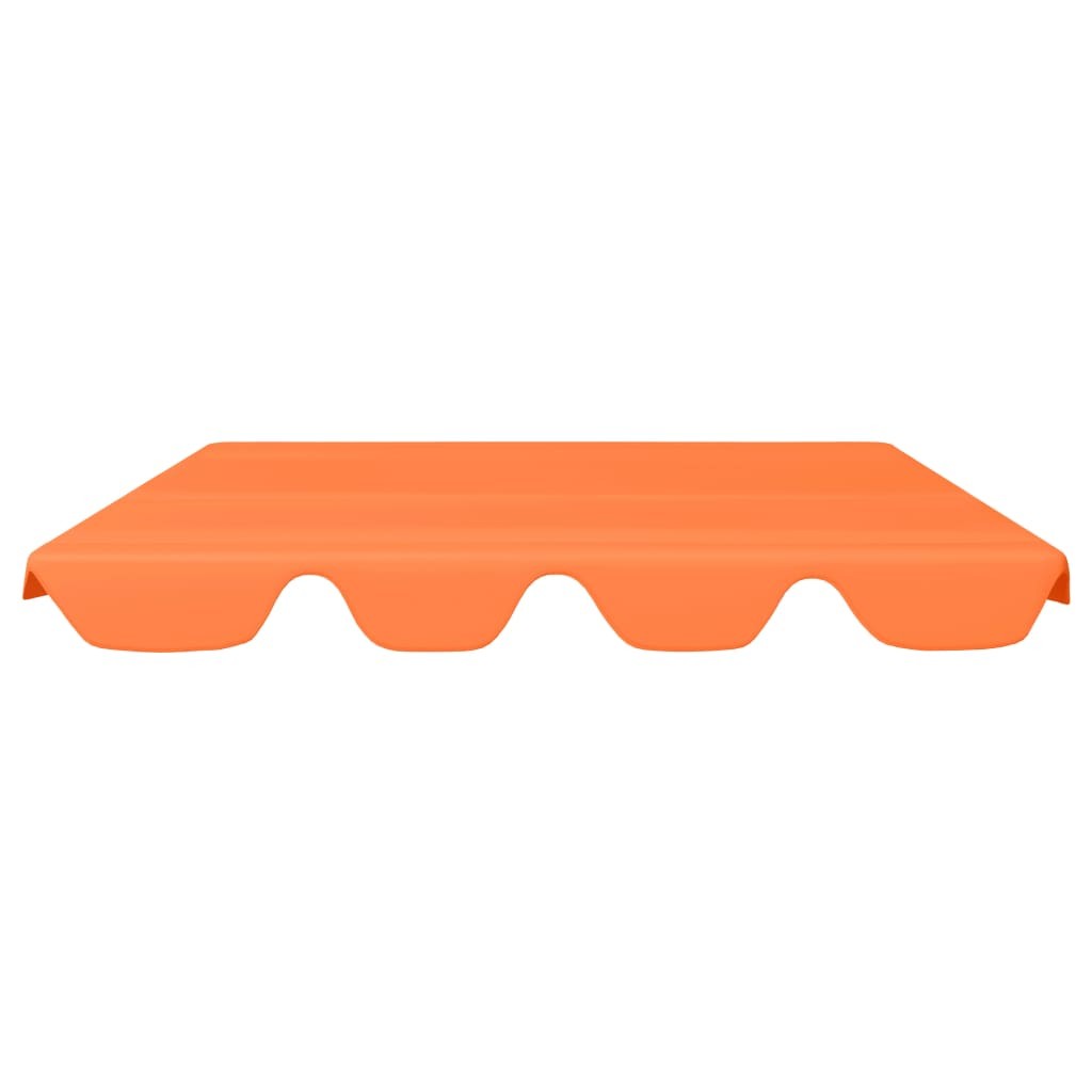 Replacement Canopy for Garden Swing Orange 226x186 cm 270 g/m²